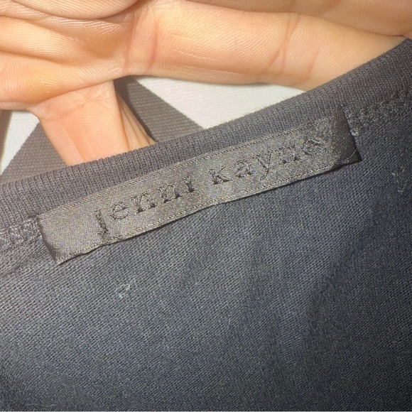 JENNI KAYNE 100% Cotton Short Sleeve T Shirt Black Medium - Picture 3 of 4